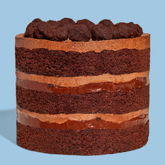 6" Quadruple Chocolate Cake